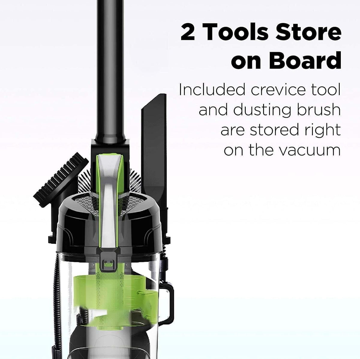 Bagless Upright Vacuum with Crevice Tool and Dusting Brush M746807