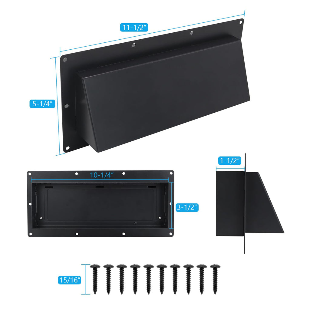 Metal RV Range Hood Vent Cover Replacement (10-1/4") W13487