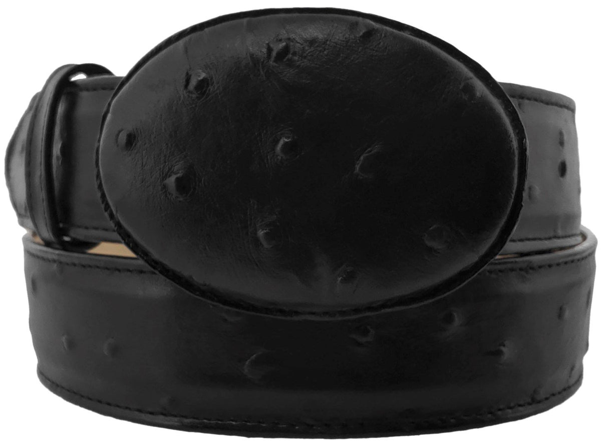 Black Leather Western Cowboy Belt N905397