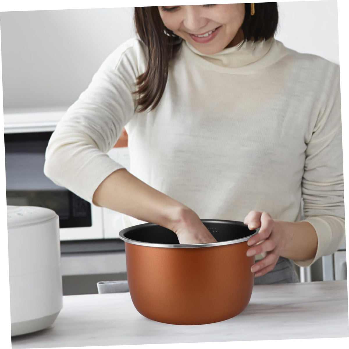 Aluminum Alloy Non-stick 4l Replacement Inner Pot I486416