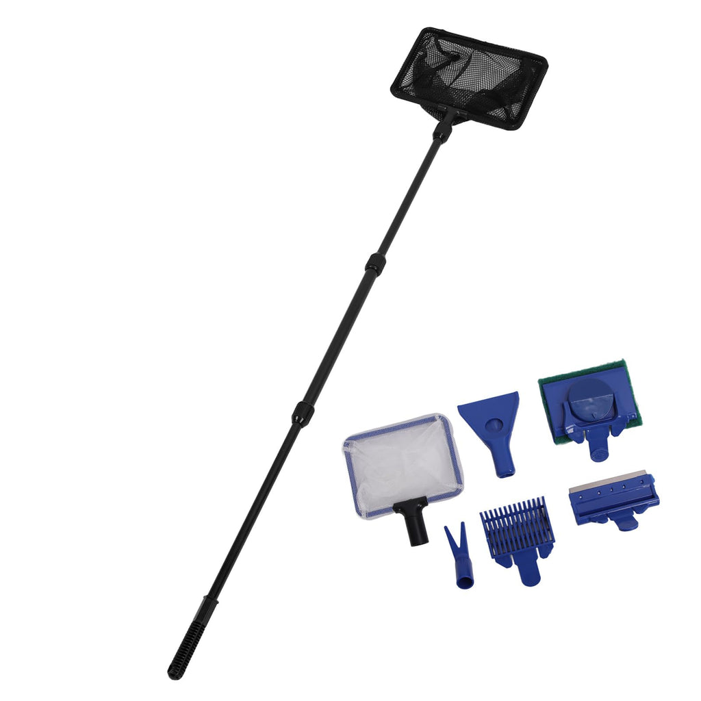 5 in 1 Telescopic Aquarium Cleaning Tool Kit C198074