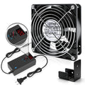 120mm x 38mm AC Muffin Fan with Variable Speed Controller W6185