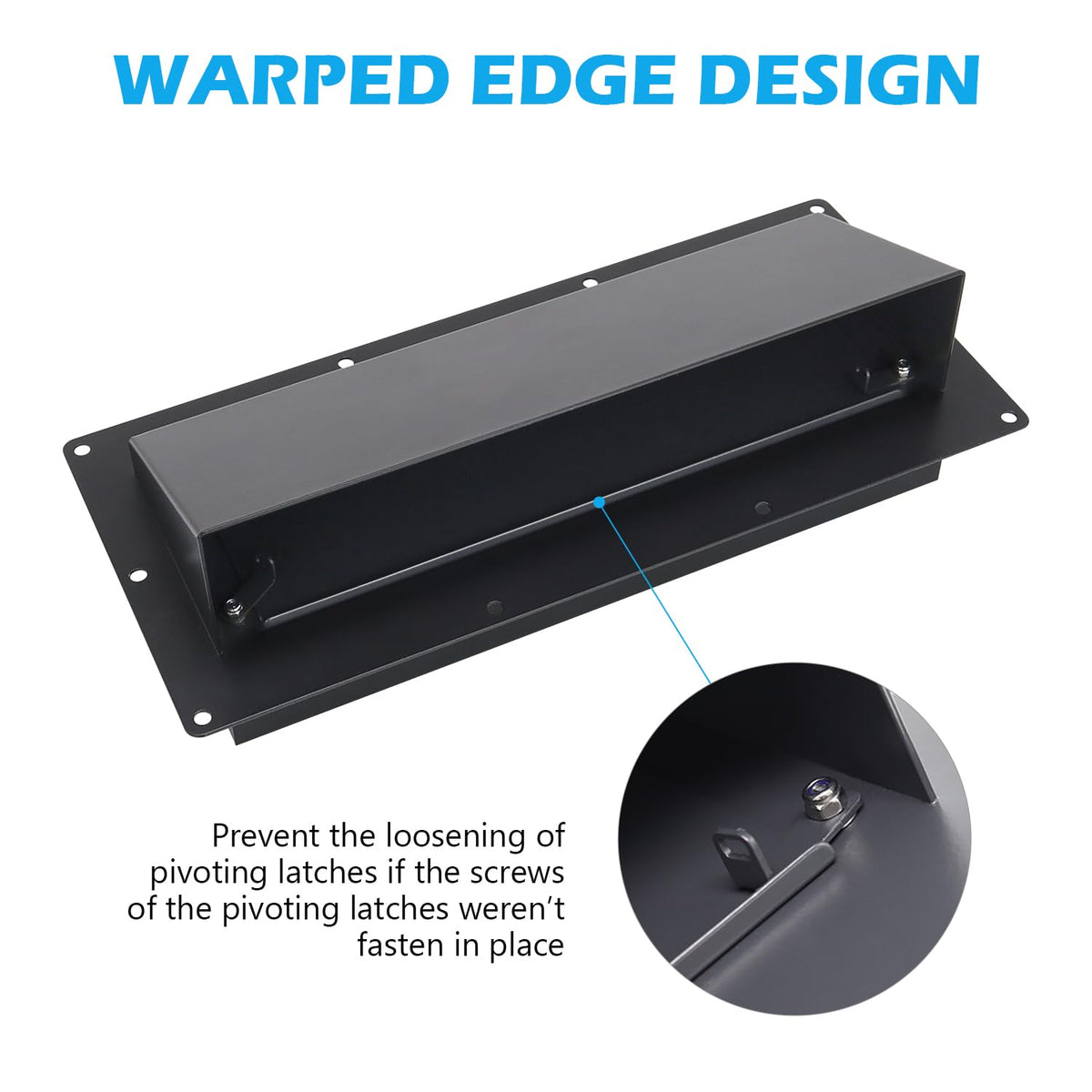 Metal RV Range Hood Vent Cover Replacement (10-1/4") W13487