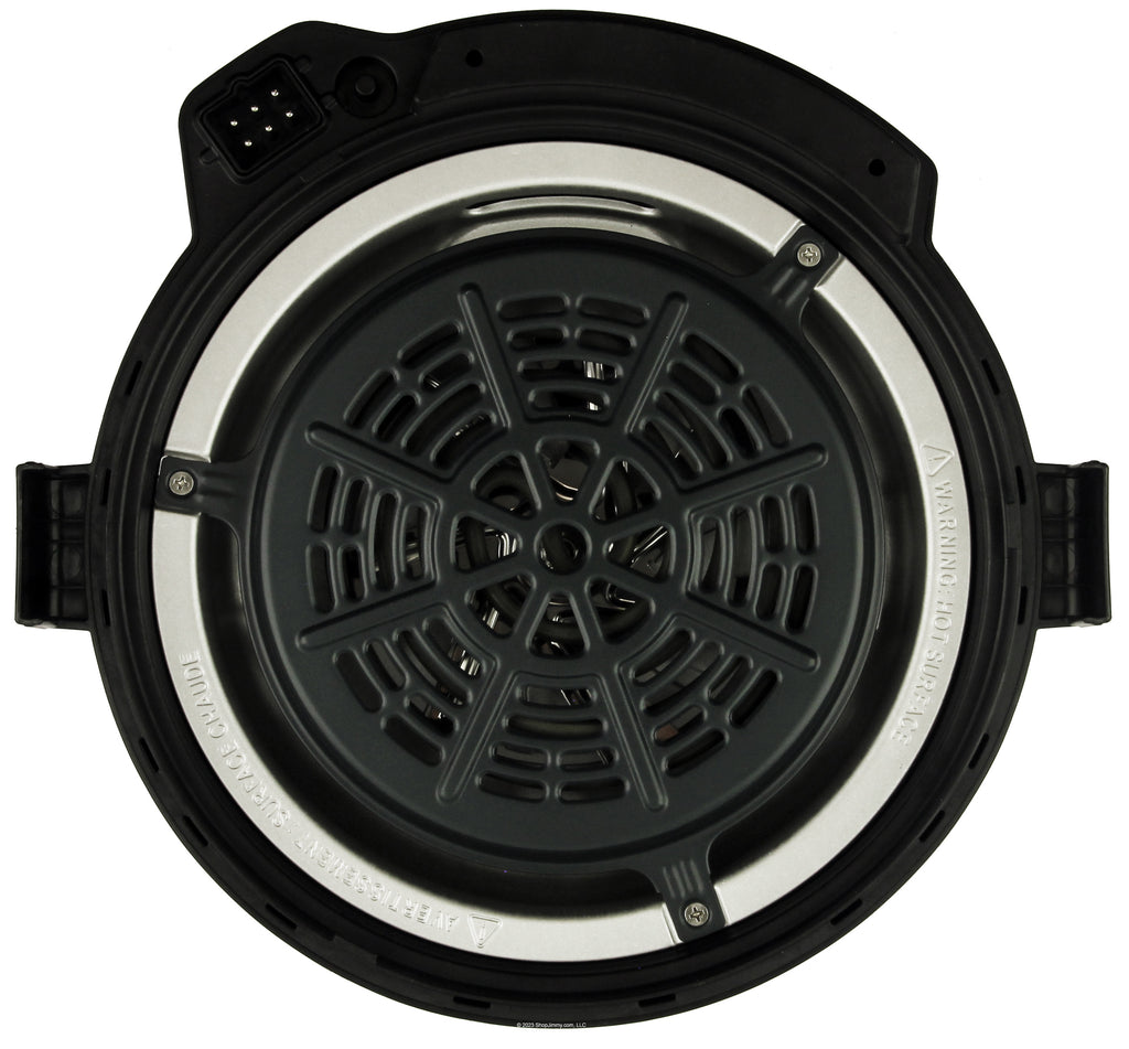8-quart Black Air Fryer Lid Q93193