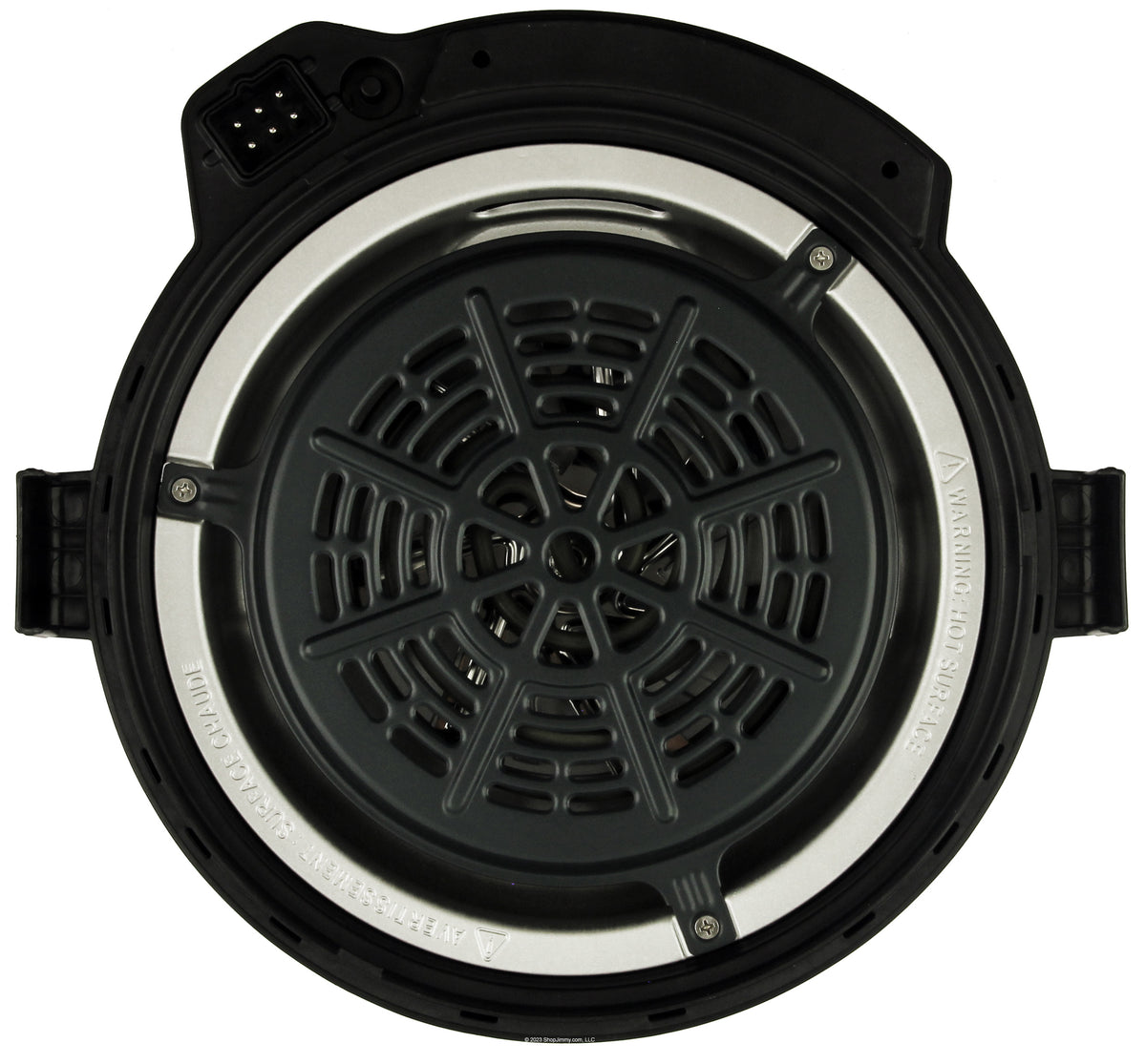 8-quart Black Air Fryer Lid Q93193