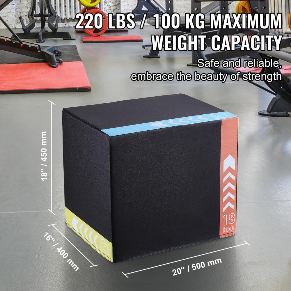 3-in-1 Plyometric Jump Box Z354