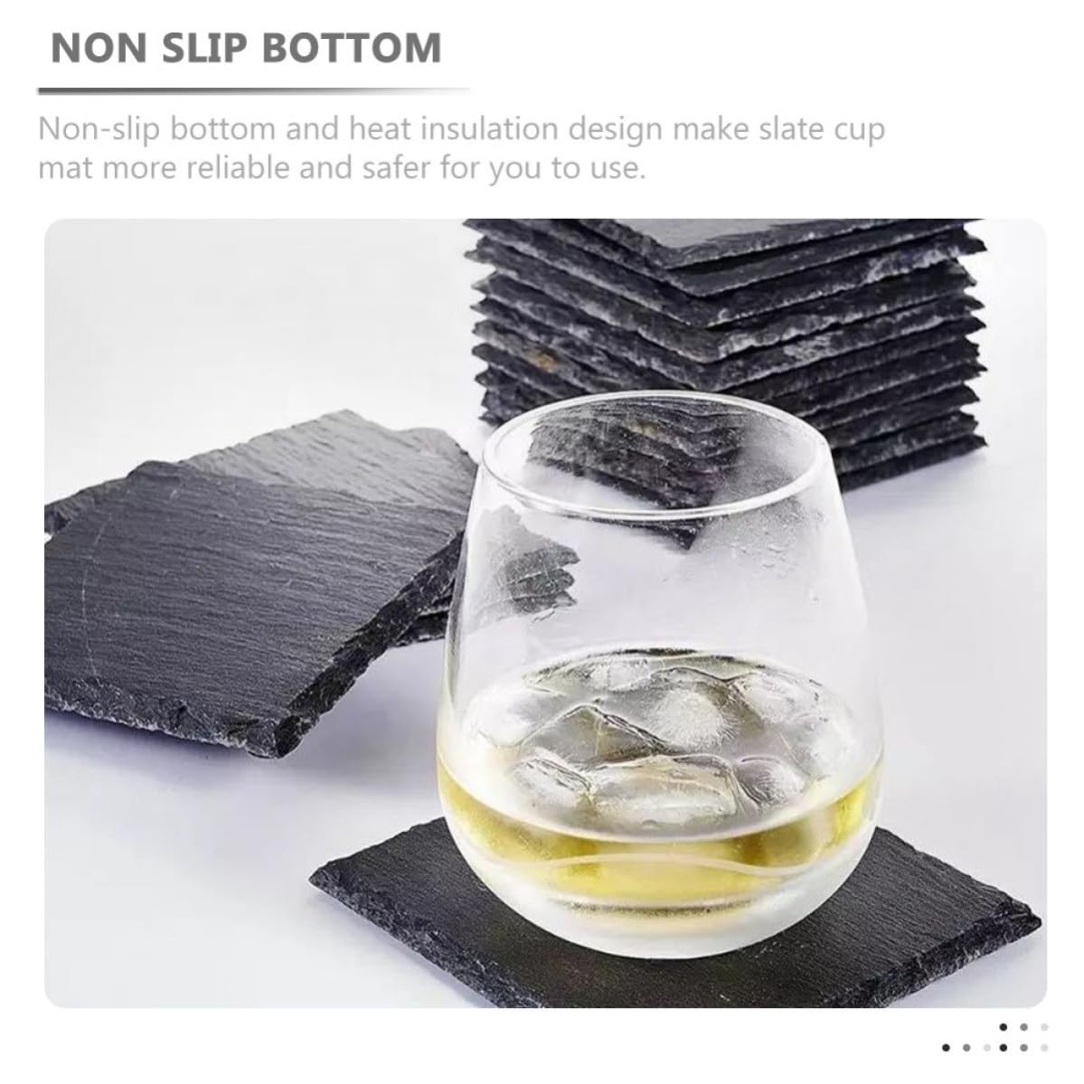 Natural Stone Coasters Set Q827593