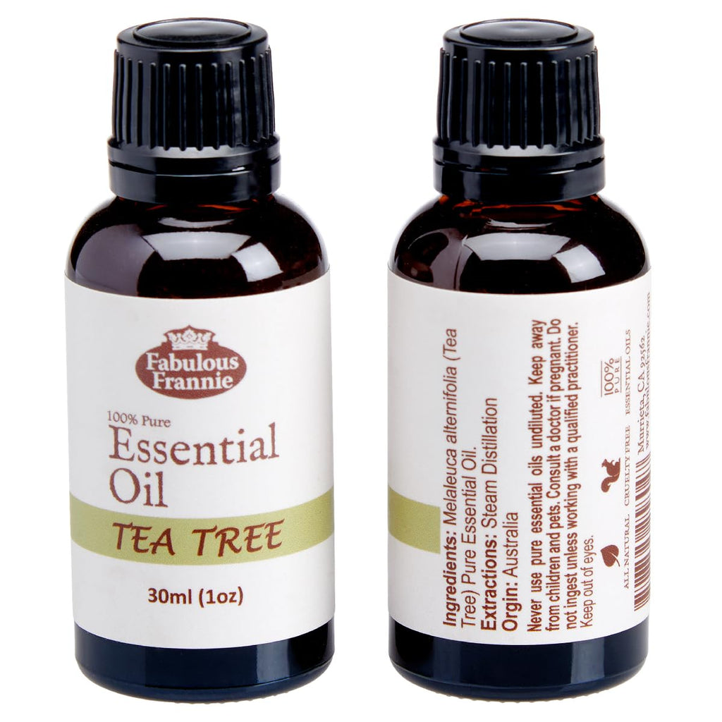 4 Pure Essential Oil Set Peppermint Lavender Sweet Orange Tea Tree 30ml K717422