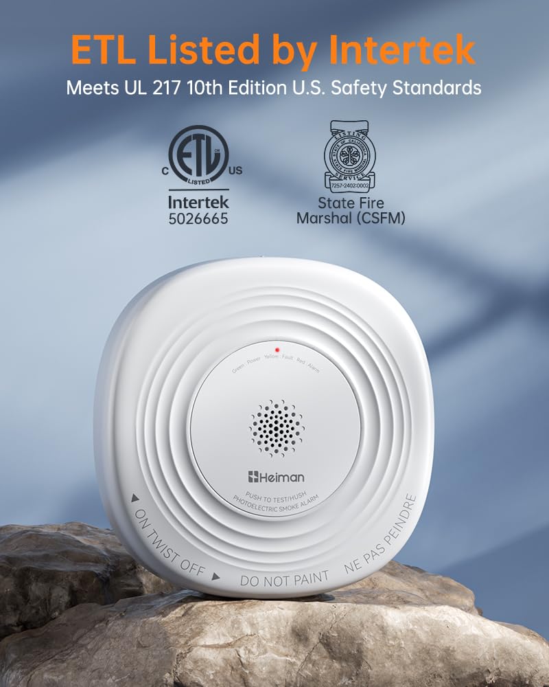 Smoke Detector 10 Year Battery 1-Pack B9633