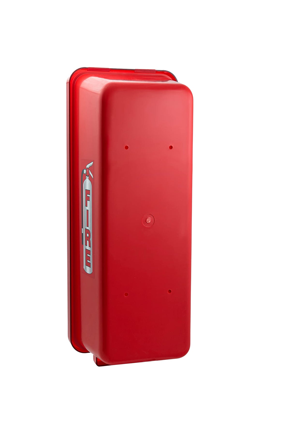 Red Surface-Mounted Fire Extinguisher Cabinet for 2 1/2 lb. or 5 lb. Fire Extinguishers O29161