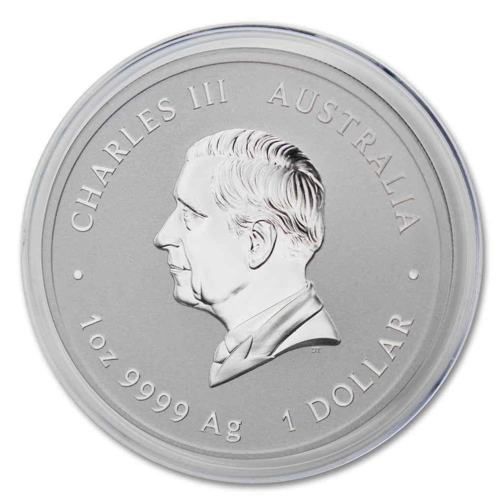 1 oz Australian Silver Lunar Year of the Snake Q4856