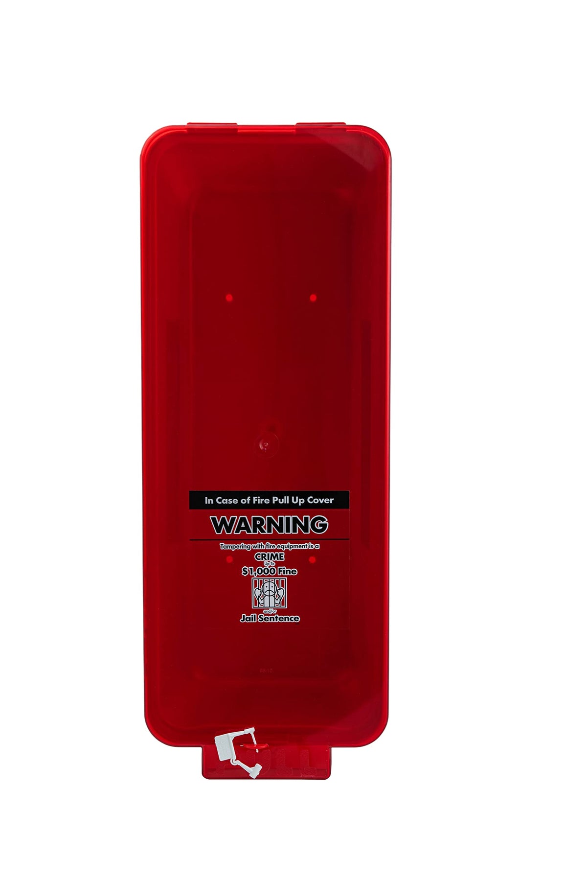 Red Surface-Mounted Fire Extinguisher Cabinet for 2 1/2 lb. or 5 lb. Fire Extinguishers O29161