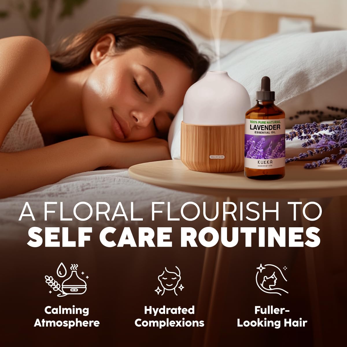 Lavender & Tea Tree Essential Oil Set 2x4 fl oz O412