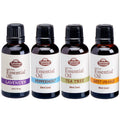 4 Pure Essential Oil Set Peppermint Lavender Sweet Orange Tea Tree 30ml K717422
