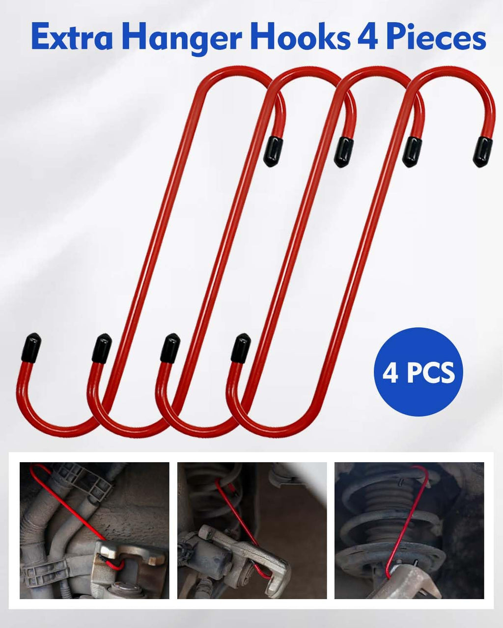 Brake Caliper Compression Tool with 2PCS Large Plates and 4 Hanger Hooks K5325