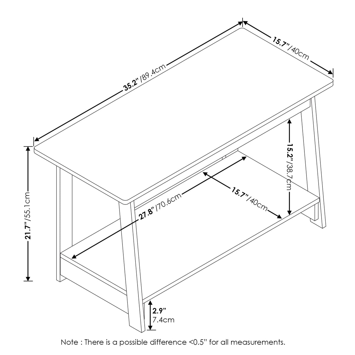 Espresso TV Stand B85164