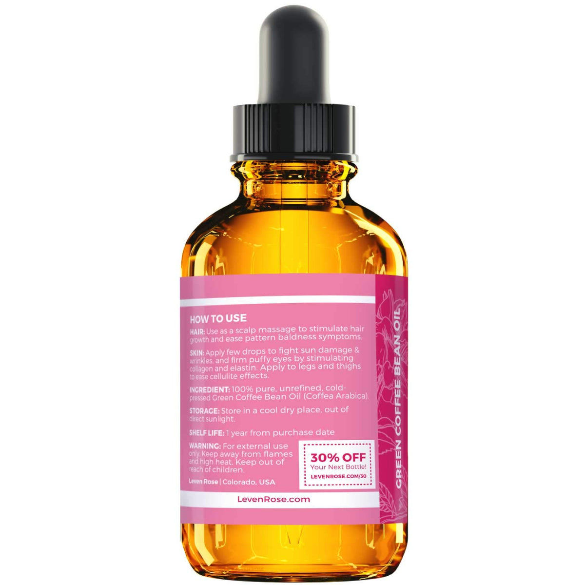Green Coffee Bean Oil 1 oz Bottle L25410