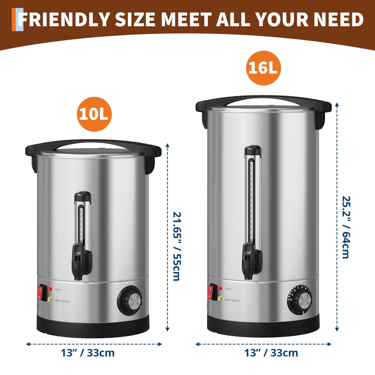 70-Cup Stainless Steel Coffee Urn E682
