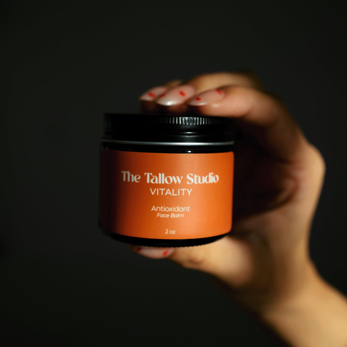 Tallow Face Balm with Cacay Oil, Frankincense & Astaxanthin 1 oz W664