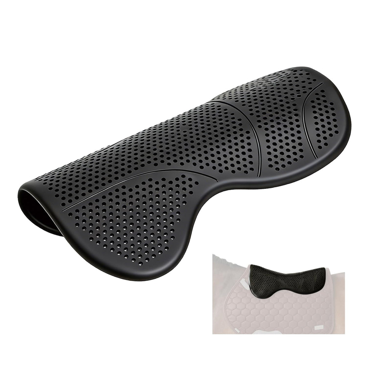 Silicone Gel Non Slip Shock Absorbing Horse Saddle Pad N8902