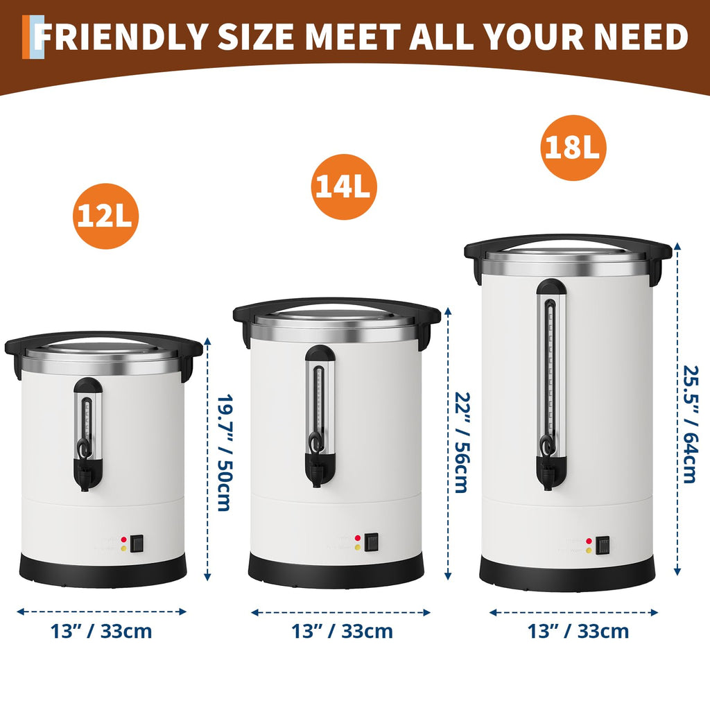 18L Stainless Steel Insulated Electric Coffee Urn X616511