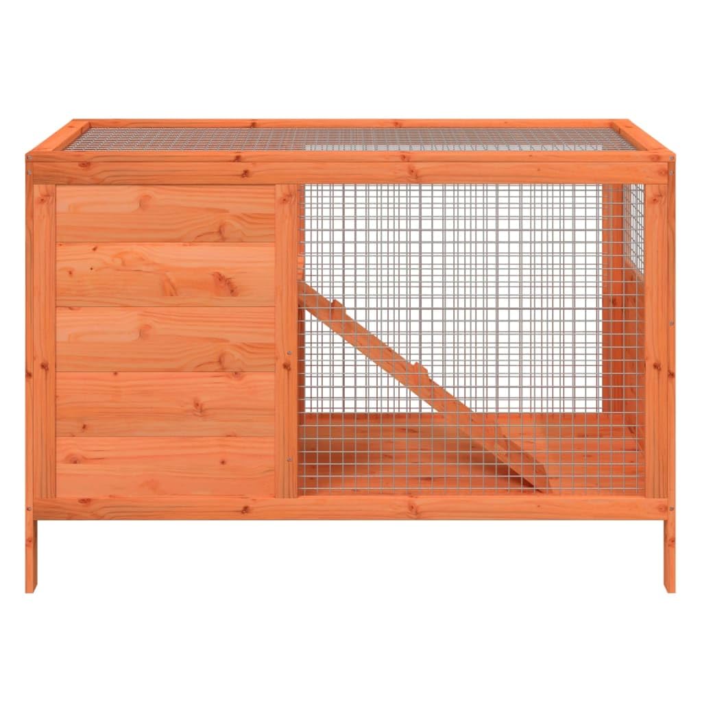 2-Tier Solid Pine Wood Rabbit Hutch M760