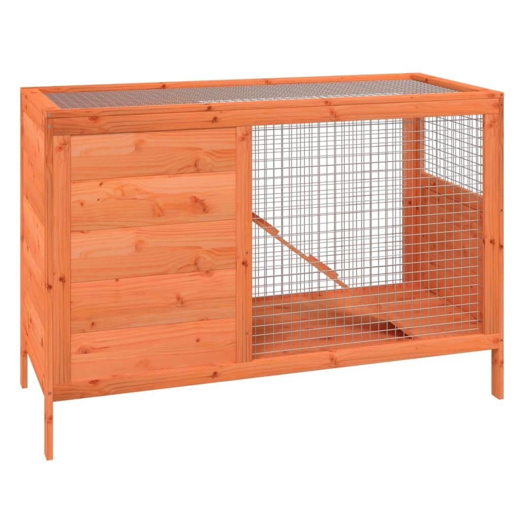 2-Tier Solid Pine Wood Rabbit Hutch M760