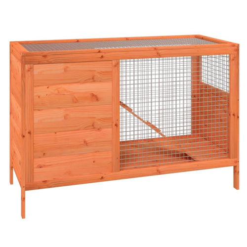 2-Tier Solid Pine Wood Rabbit Hutch M760