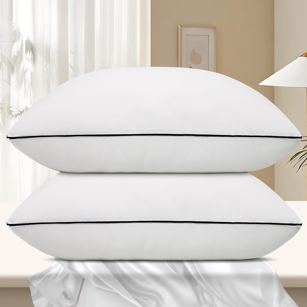 King Size Cooling Microfiber Bed Pillows Set of 2 L948