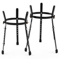 2 Pcs Black Adjustable Conga Drum Stand X945
