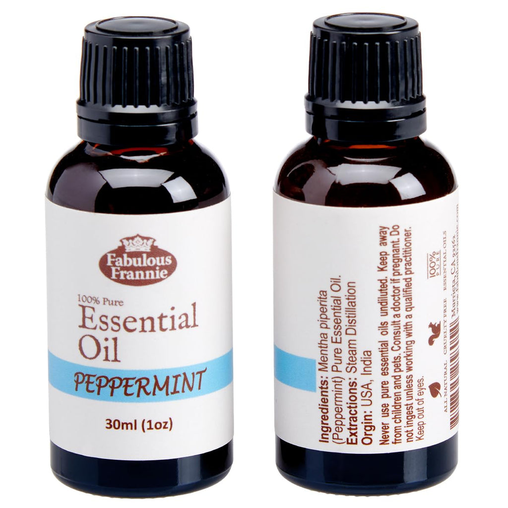 4 Pure Essential Oil Set Peppermint Lavender Sweet Orange Tea Tree 30ml K717422