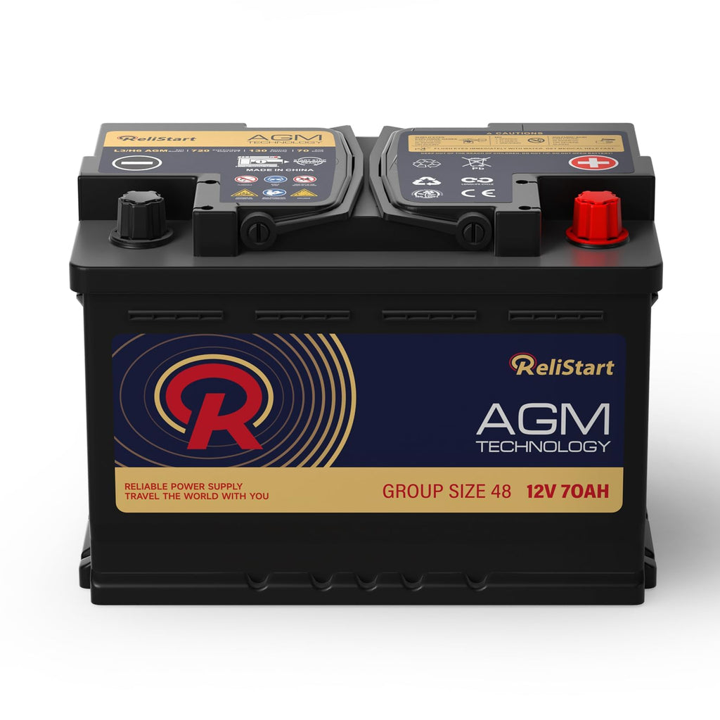 12V 70Ah H6 Group 48 Car Battery E125