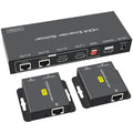 HDMI Extender Splitter 1 in 2 Out Over Cat5e/6 Ethernet 1080p N766
