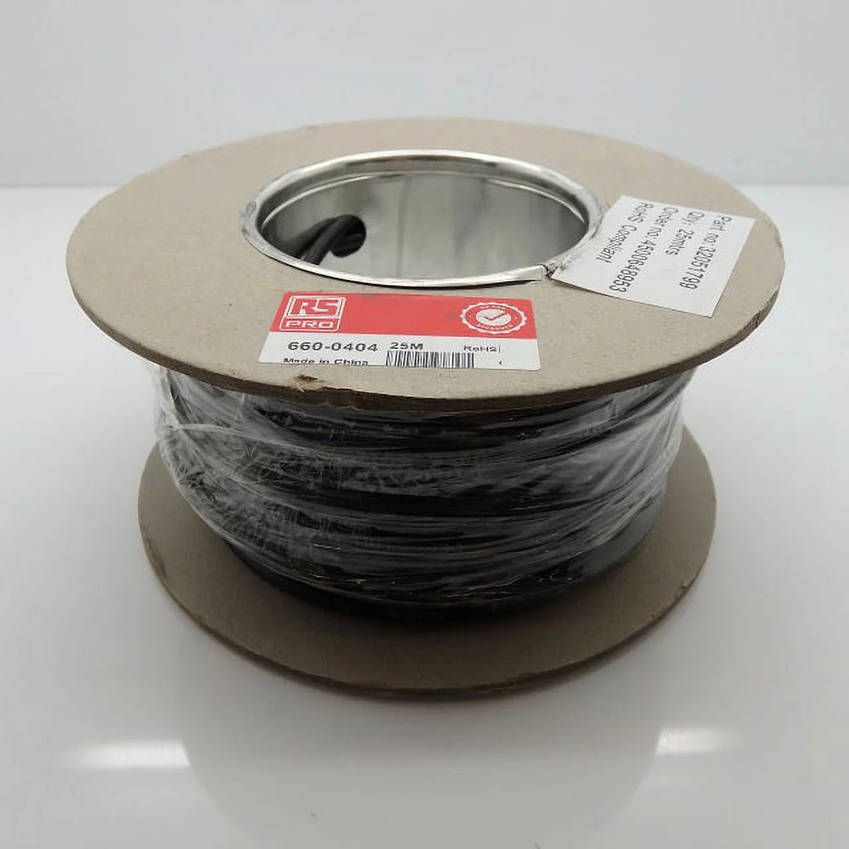 25m 9-Wires 30AWG Stranded Black PVC Cable O99036