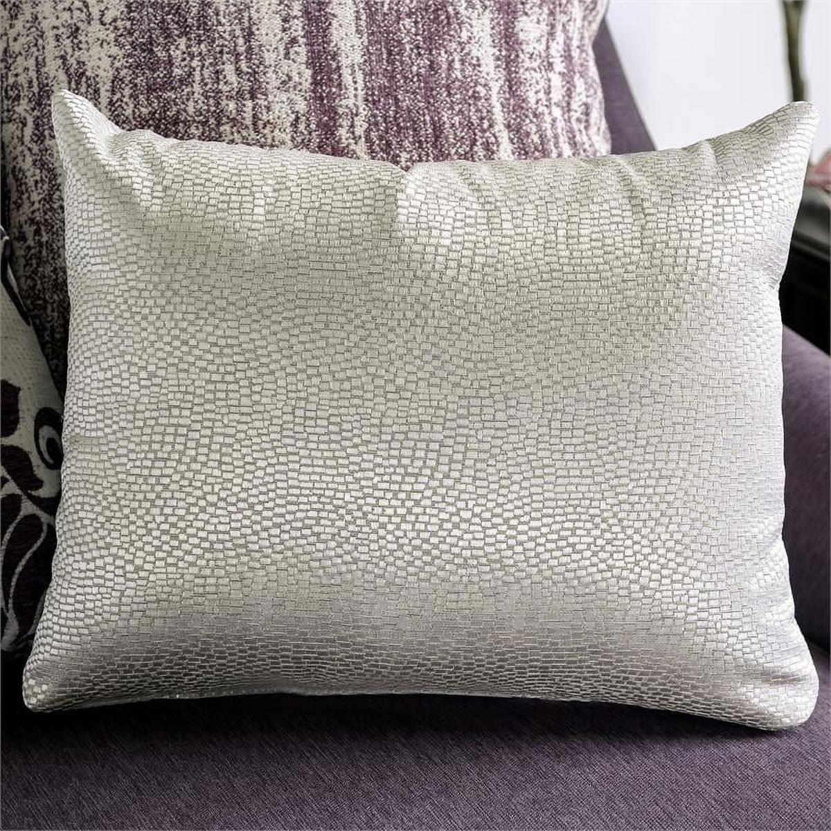 Purple Chenille Loveseat L263254