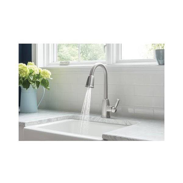 One Handle Stainless Steel Pulldown Kitchen Faucet G50258