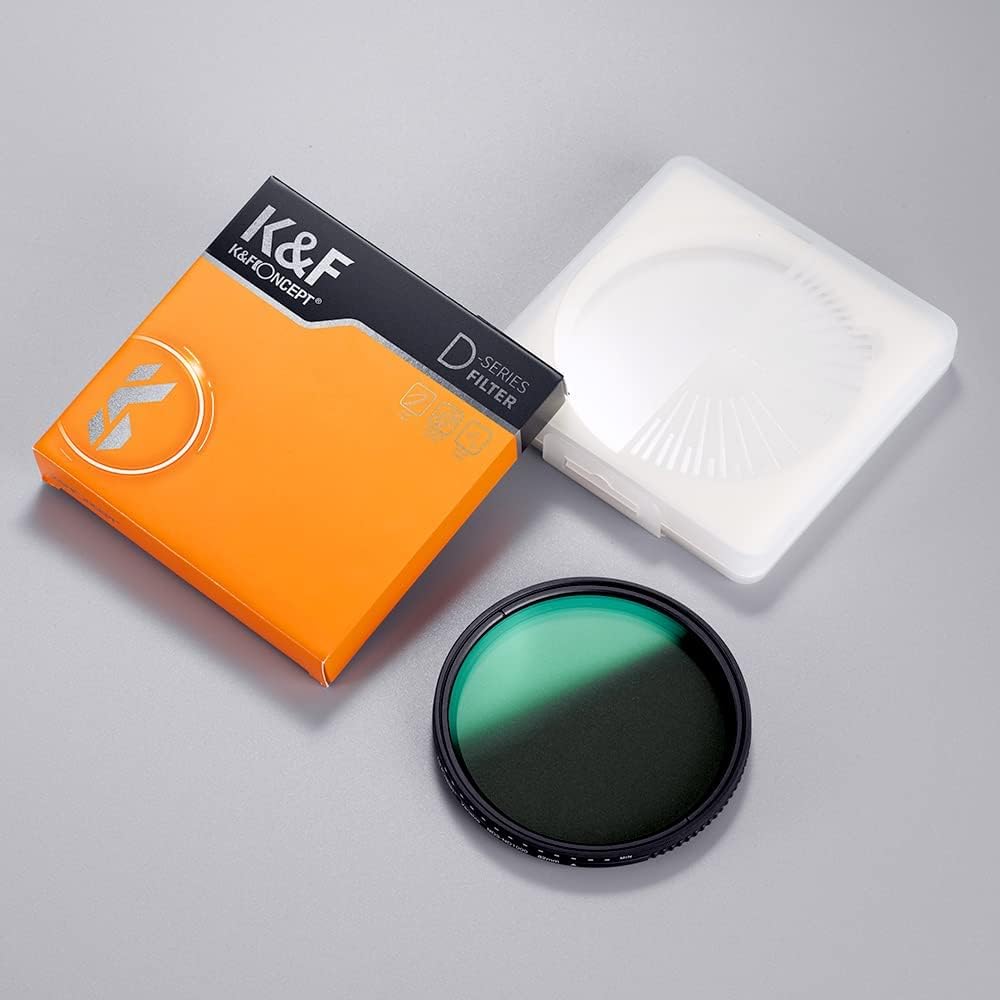 72mm Variable ND Filter ND3-ND1000 Multi-Layer Coatings Optical Glass Pack of 2 C33113