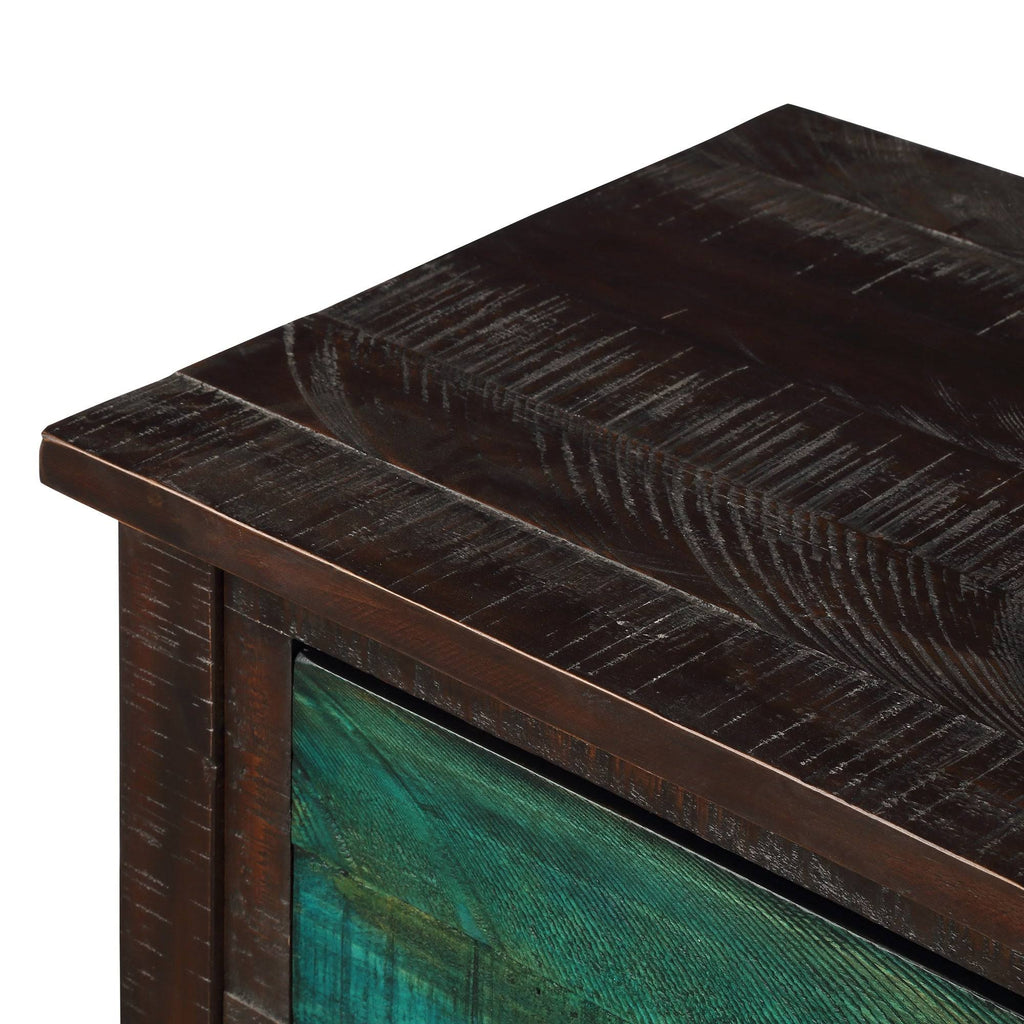 Console Table with Drawers and 2 Tiers Shelves K80965