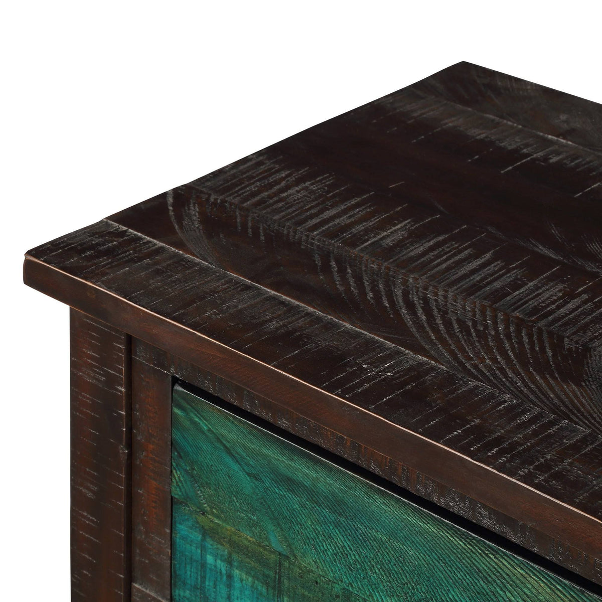 Console Table with Drawers and 2 Tiers Shelves K80965