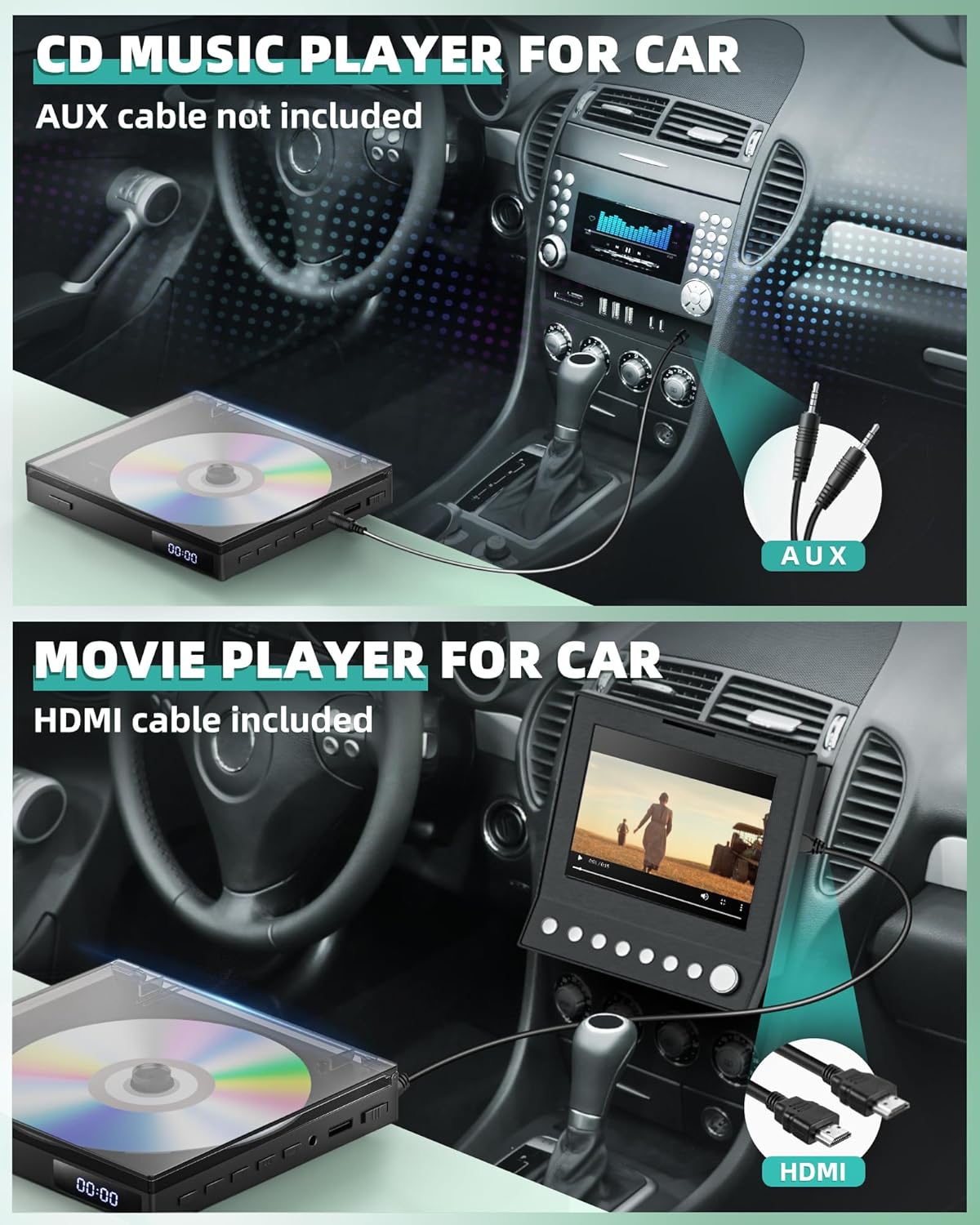 Compact HDMI DVD Player with Remote Control G6396