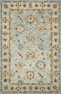 Light Blue Natural 9'3 x 13' Rug R549