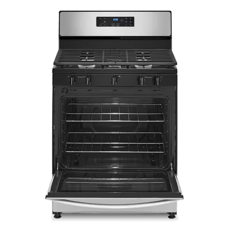 5-Burner Freestanding Gas Range in Stainless Steel E959821