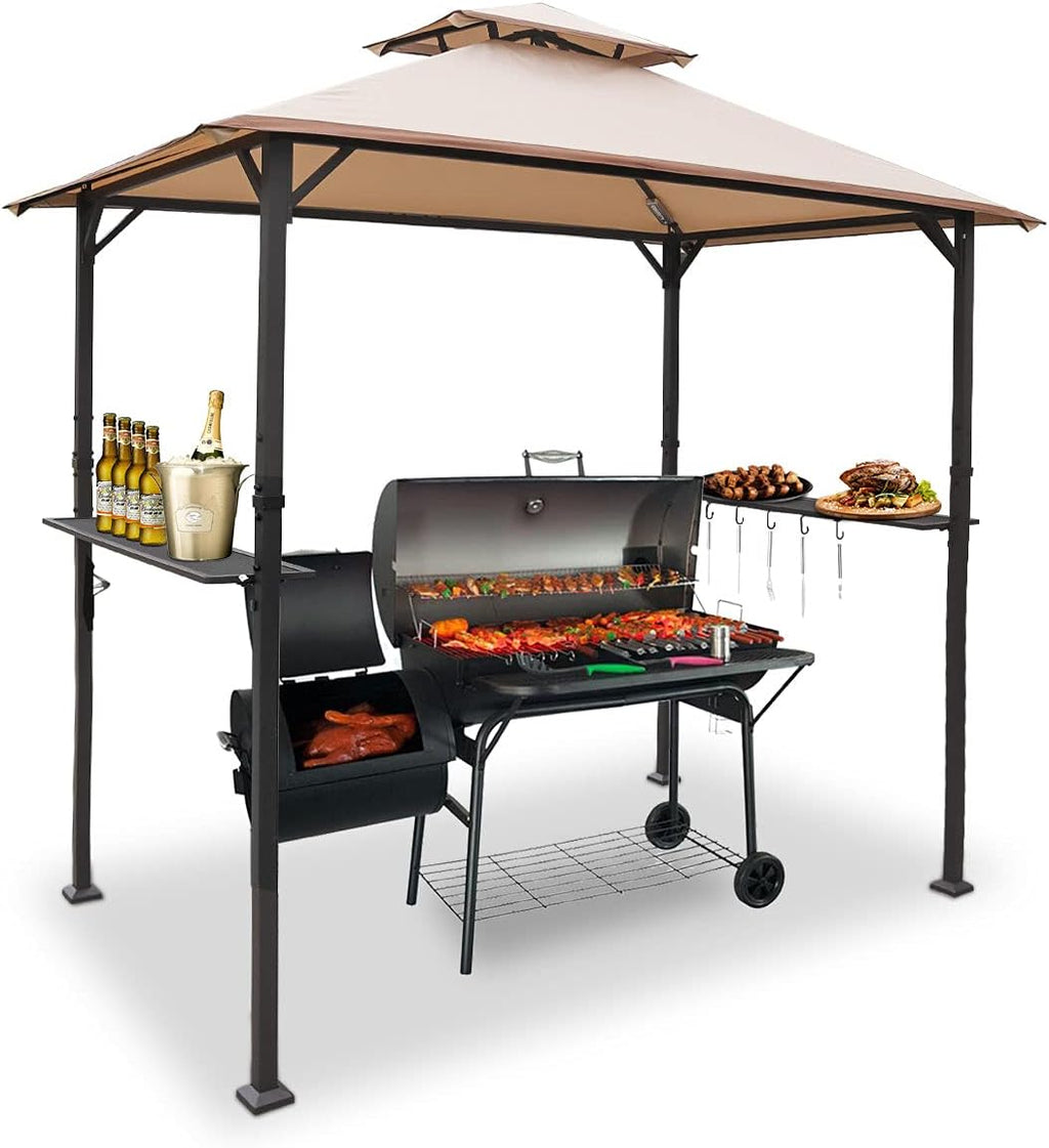 8'x5' Grill Gazebo BBQ Patio Shelter Canopy N45171