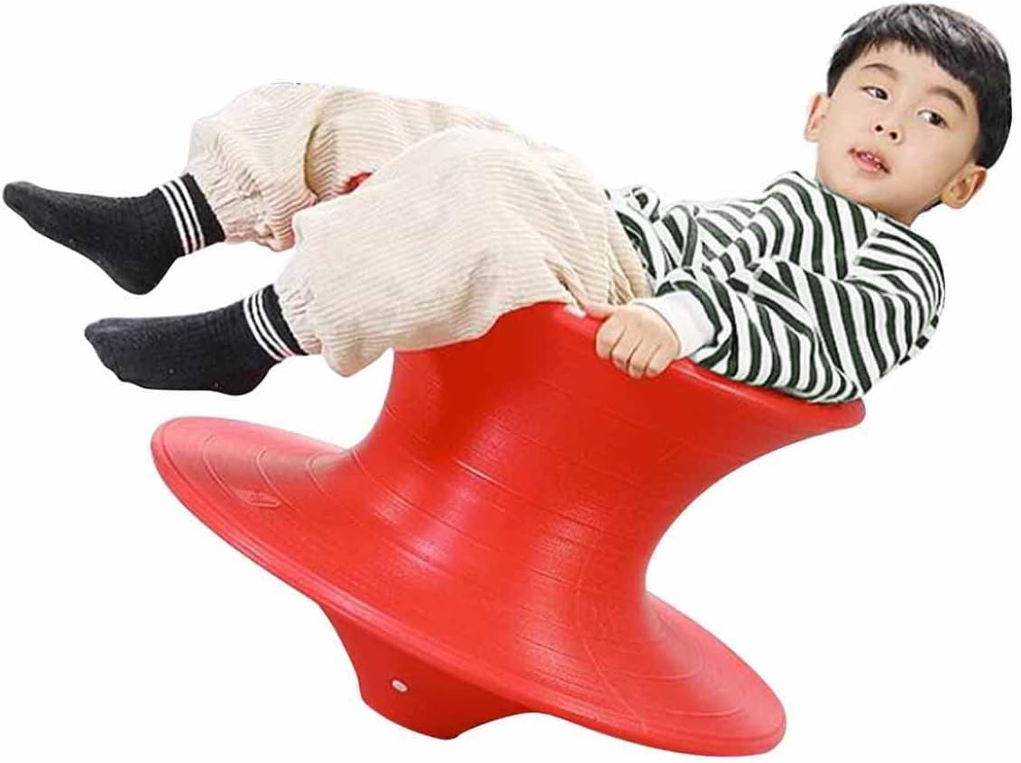 Red 360 Degree Rotation Gyro Swivel Chair D984323