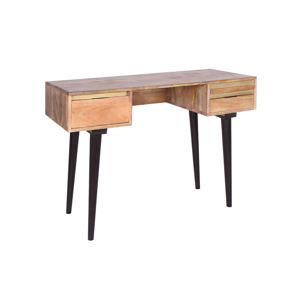 3 Drawer Mango Wood Desk T764856