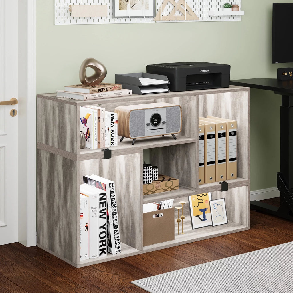 Oak TV Stand for 45 - 75 inch TVs H4381