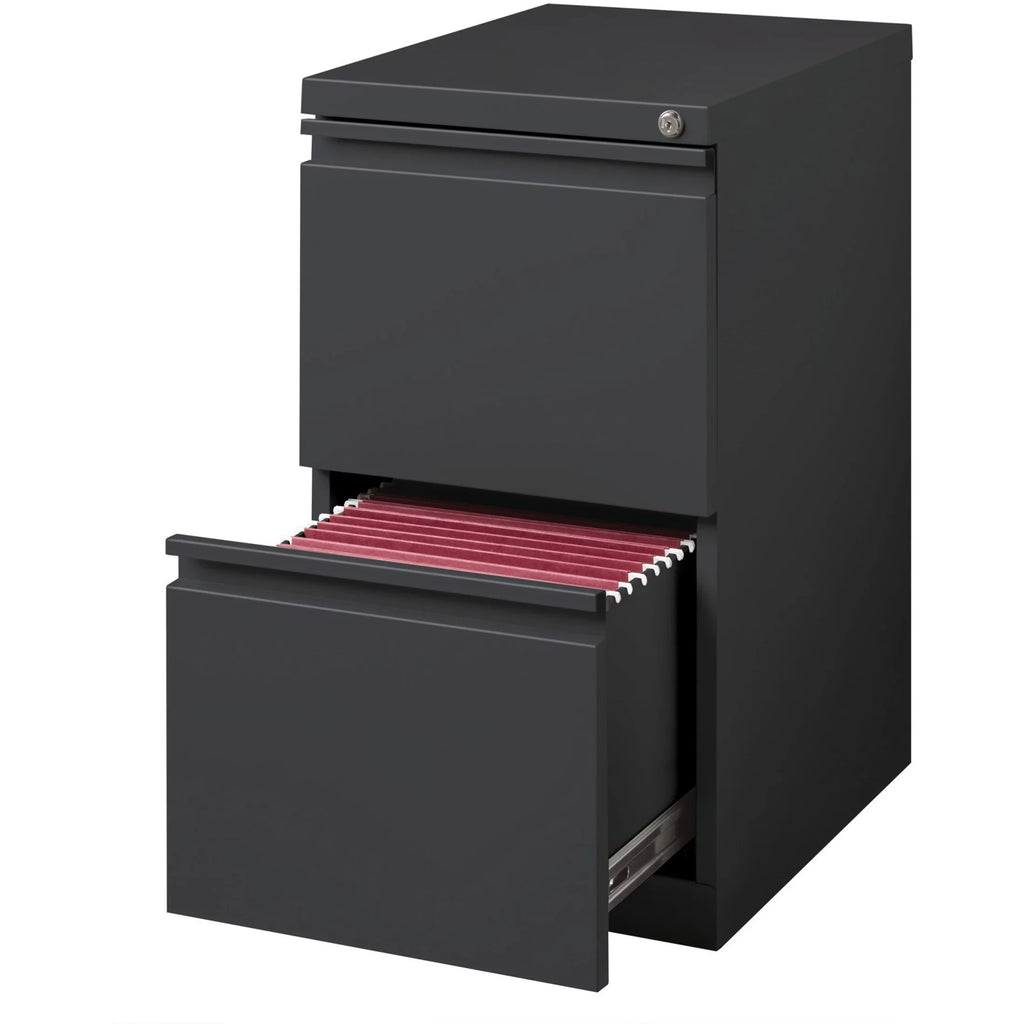 Charcoal 2-Drawer Mobile Pedestal File Cabinet O9366