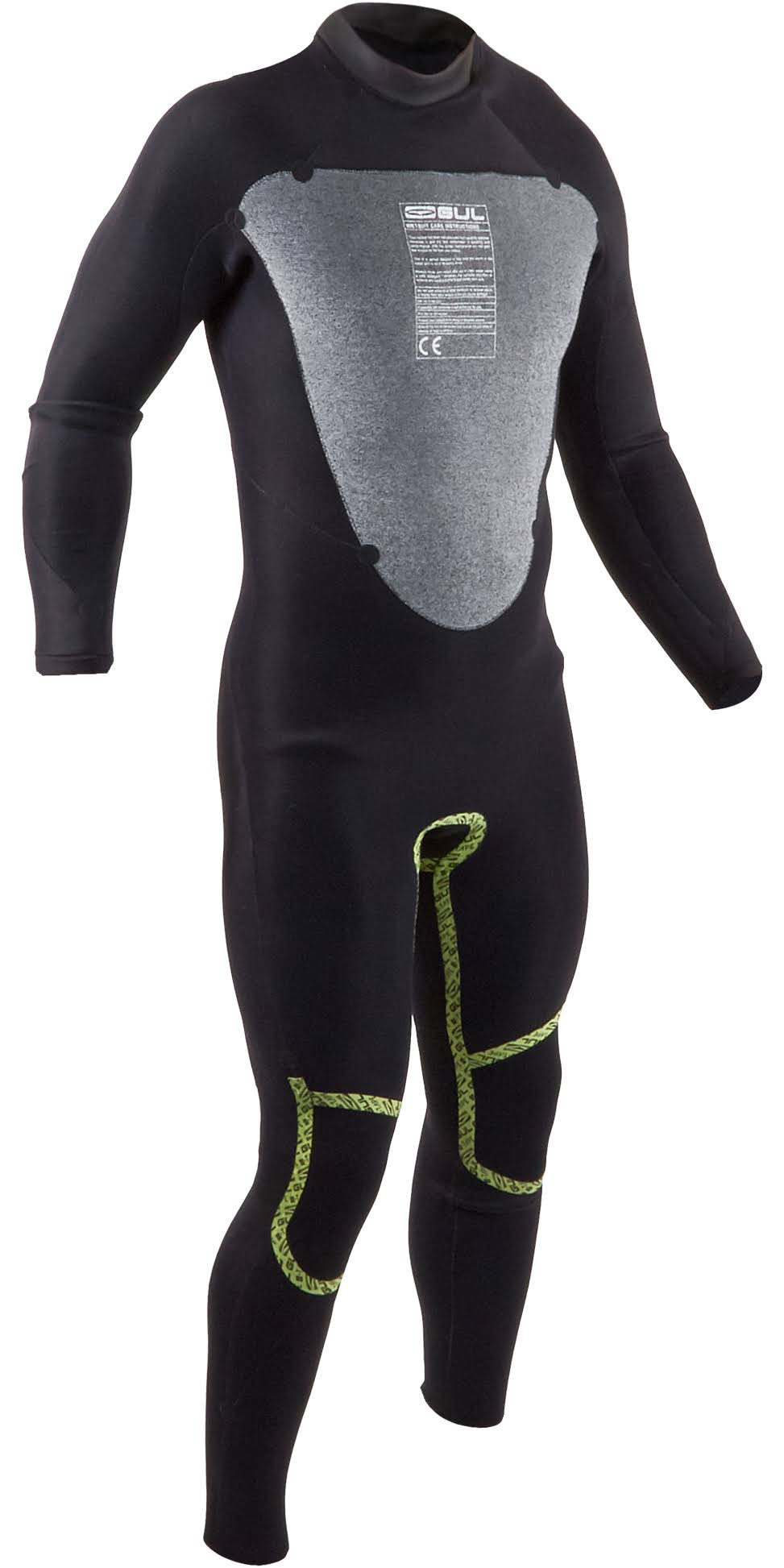 Black 3/2mm Back Zip Wetsuit X248