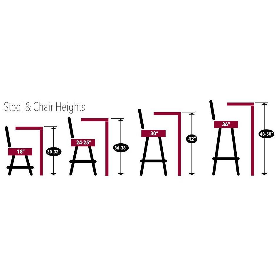 Chrome Pub Table 36 inch K801