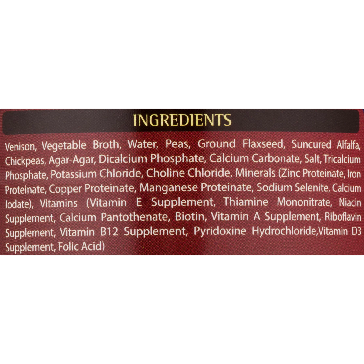 Venison Formula Wet Dog Food 13 Oz V4573